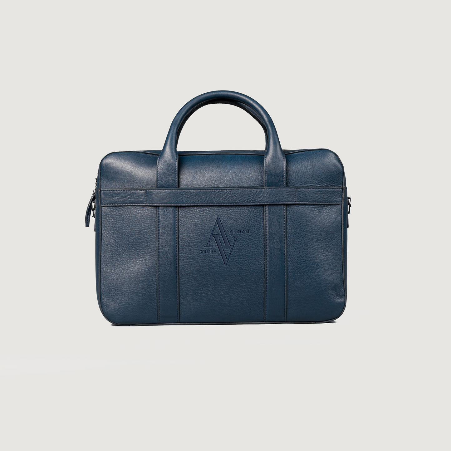 Blue Leather Briefcase